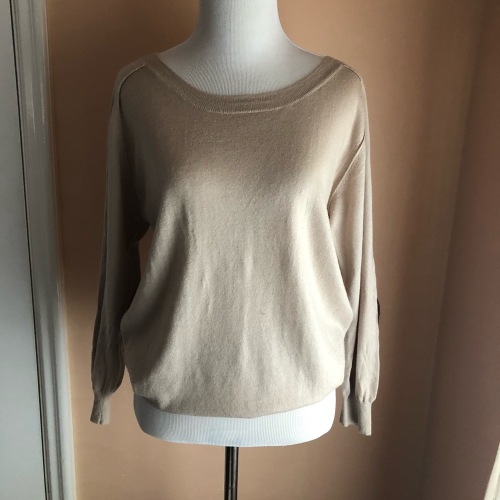 Joie Bronx Elbow Patch Sweater